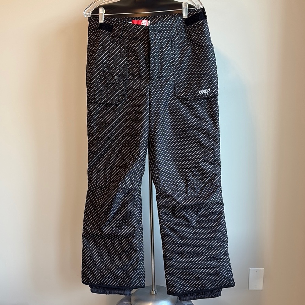 Orage Black and White Snow Pants